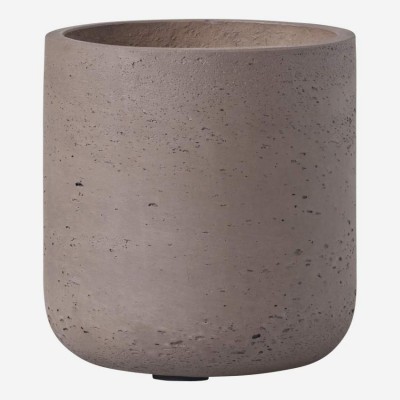 SHASHEE cement planter brown L