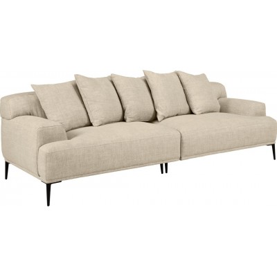 OTTONE 3-seater linen sofa,...
