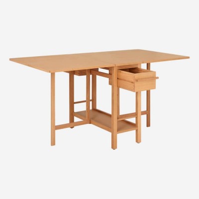 MALEN oak folding table