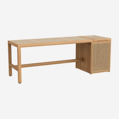 ANDA rattan bench with...