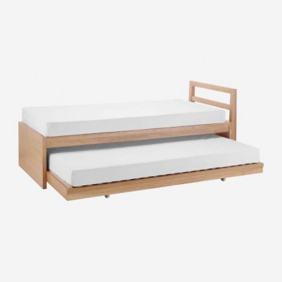 ADAMS ΙΙ 90cm oak bed
