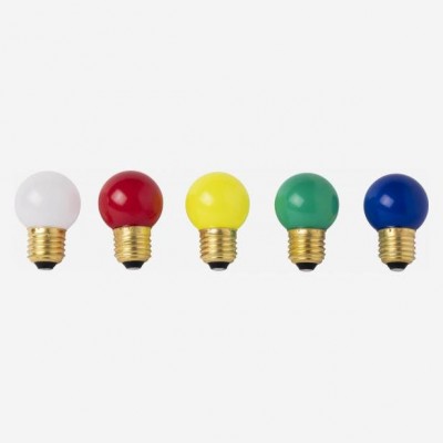 SUDRON set of 5 E27 LED bulbs