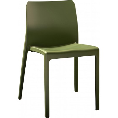 MALYA πράσινη πλαστική καρέκλα
