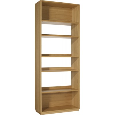 KUDA oak bookcase 5 shelves