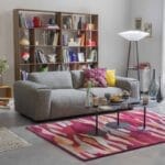 POSADA three-seater sofa, petrol velvet - Image 3