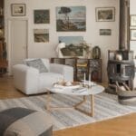 Giulia Χαμηλό Τραπέζι με κεραμική επιφάνεια εφέ μαρμάρου λευκό - Image 2