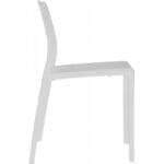 MALYA white fiberglass chair - Image 3