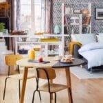 HESTER δρύινο κάθισμα, ατσάλινος σκελετός, ανθρακί - Image 2