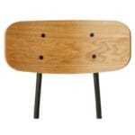 HESTER δρύινο κάθισμα, ατσάλινος σκελετός, ανθρακί - Image 9