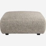 POSADA footstool, bellagio fabric, dark grey - Image 3