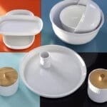HOME white porcelain bowl 23cm - Image 3