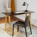 MALYA black fiberglass chair - Image 3