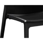 MALYA black fiberglass chair - Image 8