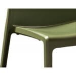 MALYA green fiberglass chair - Image 5