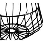 MIKADO  Μεταλλικό Καλάθι 27 cm - Μαύρο - Image 5