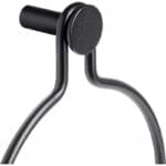 OTO μεταλλική θήκη για κρέμασμα πετσετών μαύρο - Image 2