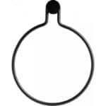 OTO μεταλλική θήκη για κρέμασμα πετσετών μαύρο - Image 3