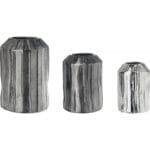 STENS Metal vase 10x14.5cm silver - Image 2