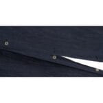 SKYE cotton duvet cover 200x200cm dark blue - Image 4