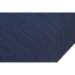 SKYE cotton fitted sheet 140x200cm dark blue - Image 2