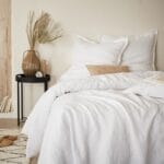 LINEN Λινό κατωσέντονο 140x200εκ λευκό - Image 2