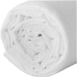 LINEN Λινό κατωσέντονο με λάστιχο 180x200εκ λευκό - Image 3