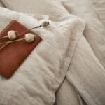 LINEN Λινό κατωσέντονο με λάστιχο 180x200εκ - Φυσικό χρώμα - Image 4