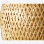 SIME Bamboo pendant lamp shade - 37 cm - Natural - Image 4