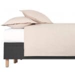 PERCALE Cotton duvet cover 200x200cm beige - Image 2