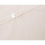 PERCALE Cotton duvet cover 200x200cm beige - Image 4