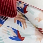 SOLANGE Satin cotton duvet cover set 200x200cm - Image 4