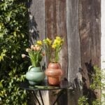 TABITHA glass vase red H25 - Image 2