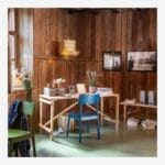 PIPPA μασιφ καρέκλα οξιά μπλε - Image 2