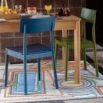 PIPPA μασιφ καρέκλα οξιά μπλε - Image 4