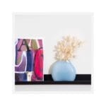 AQUA Blown glass vase - 23 cm - Blue - Image 2