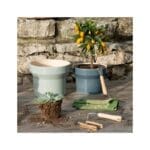 ANCO blue ceramic pot 19cm - Image 2