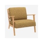 VIKEN πολυθρόνα ύφασμα Venezia μουσταρδί - Image 3