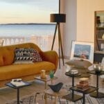 TRIPOD βάση φωτιστικού δαπέδου Υ148εκ, μαύρο ξύλο - Image 2