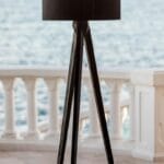 TRIPOD βάση φωτιστικού δαπέδου Υ148εκ, μαύρο ξύλο - Image 3