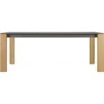 GIULIA Κεραμικό τραπέζι με δρύινα πόδια