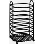 MIKADO μεταλλική θήκη για εργαλεία κουζίνας μαύρη