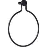 OTO μεταλλική θήκη για κρέμασμα πετσετών μαύρο