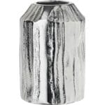 STENS Metal vase 10x14.5cm silver