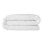 LINEN Linen duvet cover 200x200cm white - Image 3