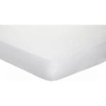 PERCALE Cotton fitted sheet with elastic 160x200cm white
