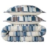 SAHORY Βαμβακερό σατέν σετ παπλωματοθήκης  240x260 cm - Πολύχρωμο