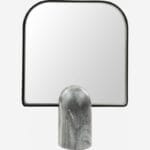 TULLY Καθρέφτης επιτραπέζιος τετράγωνος 28εκ μαύρο