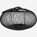 TOSHI bamboo lantern black h30