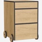 TAHRA τροχήλατη συρταριέρα, σχέδιο της Marie Matsuura