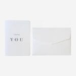 VERSO κάρτα thank you μαύρο